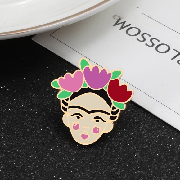 Jewelry - 🎉 New Frida Kahlo Enamel Brooch Pin